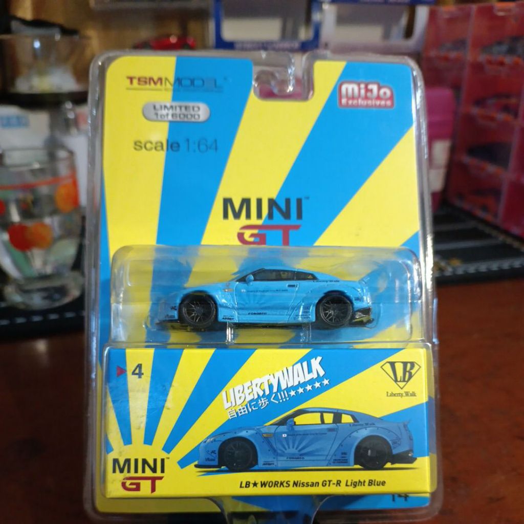 MINIGT R35 LBWK LIGHT BLUE BLISTER