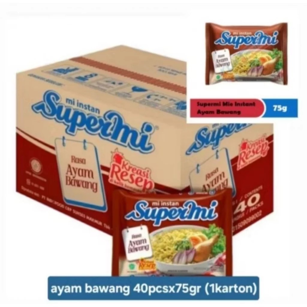 

Supermie Rasa Ayam Bawang Palembang
