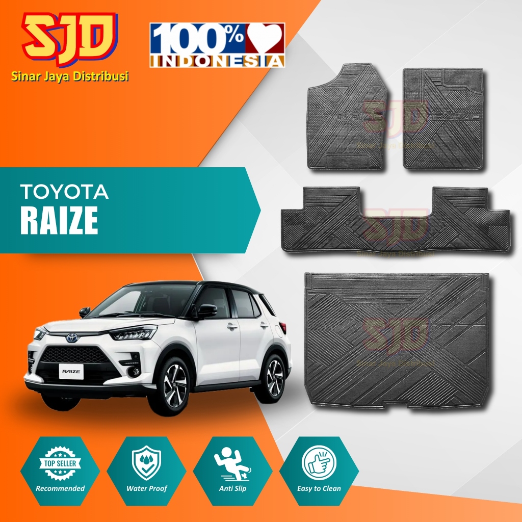 Karpet Mobil / Karpet Karet Lantai Untuk Mobil Toyota Raize
