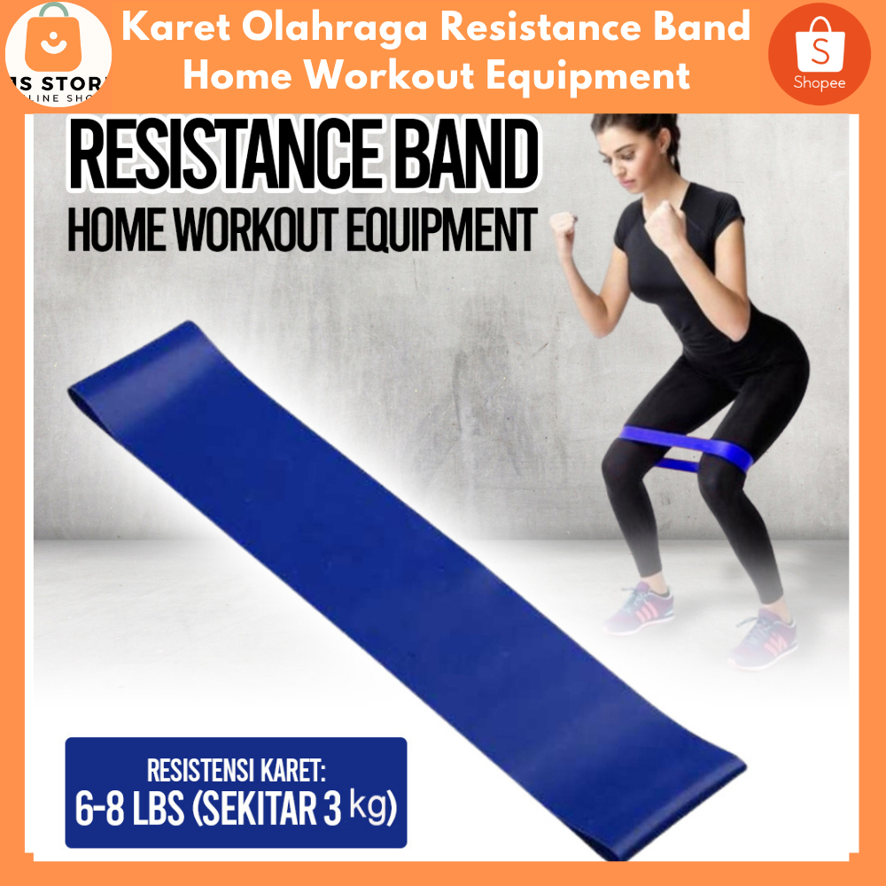 Resistance Bands Alat Fitness Olahraga Gym Alat Yoga Alat Bantu Lari