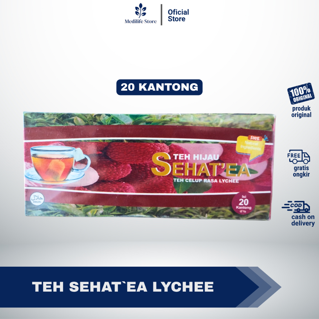 

Teh Hijau SEHAT'EA Rasa Lychee isi 20 kantong Alifa Rasakan Kebaikan Alami dengan Teh Hijau
