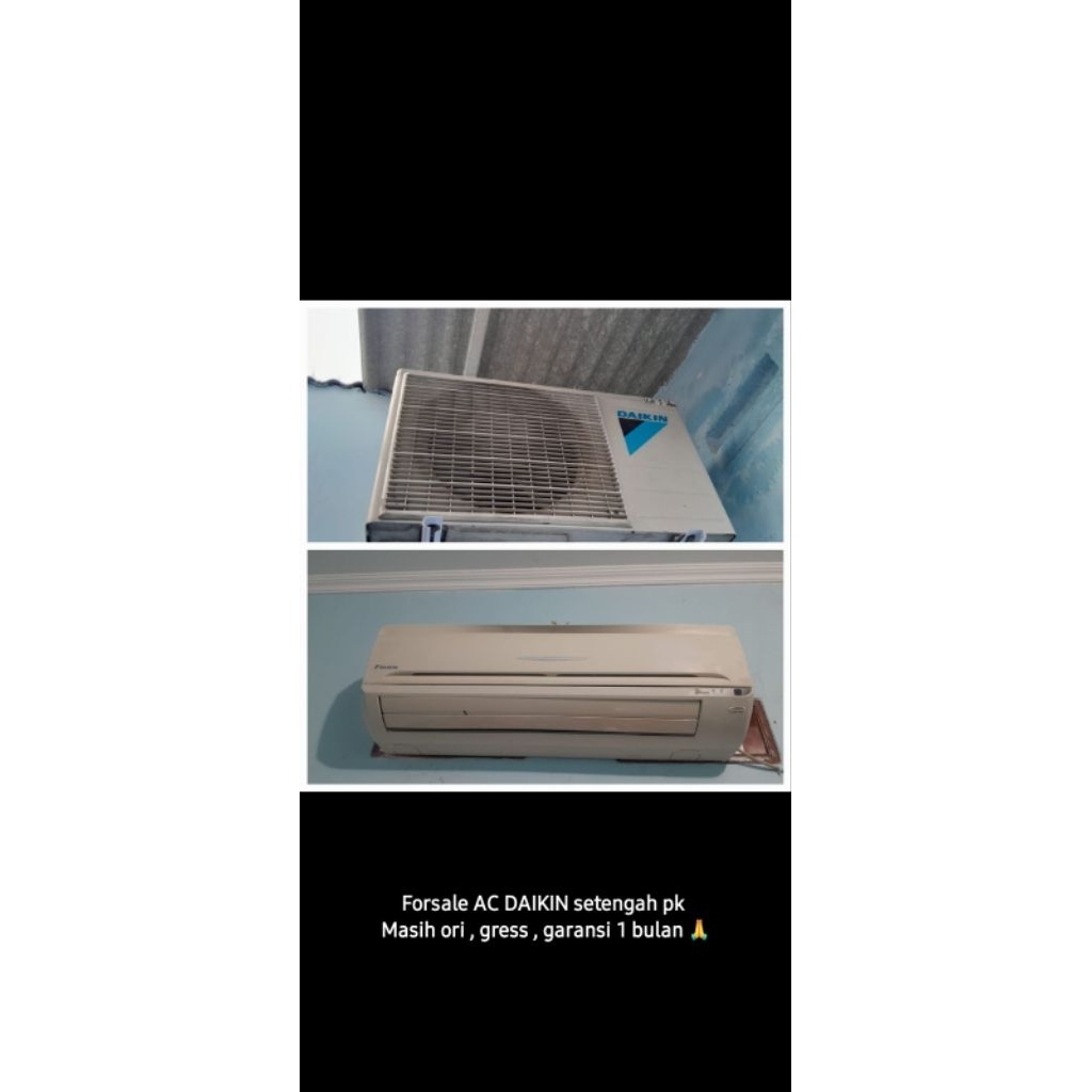 ac daikin setengah pk thailand