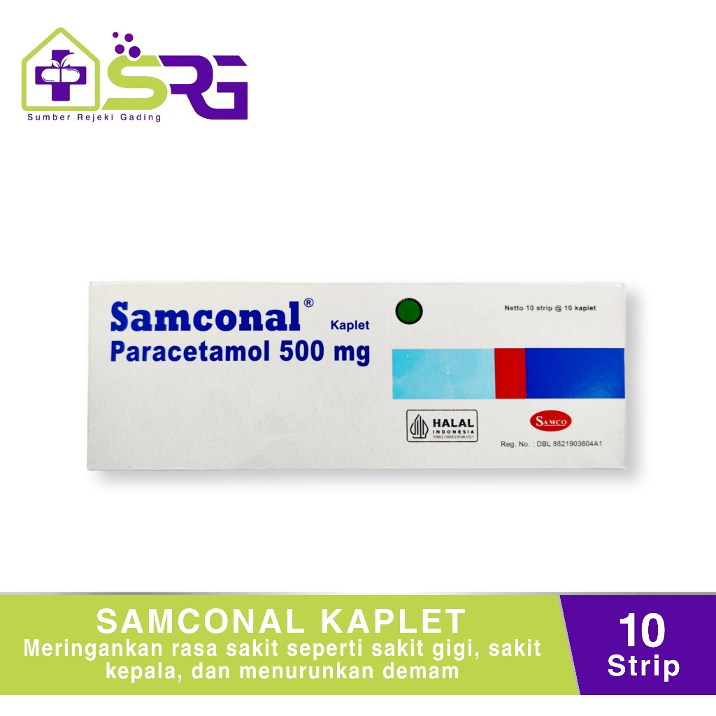 Samco Samconal Box 100 Tablet | Paracetamol 500mg
