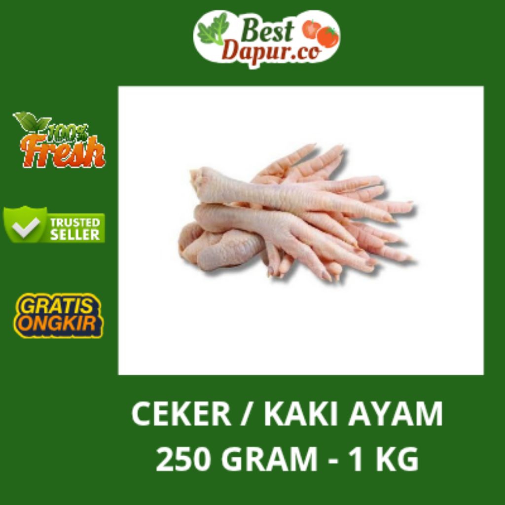 

CEKER AYAM BERSIH TANPA KUKU -- 250 GR - 1 KG -- Bess Dapur .Co