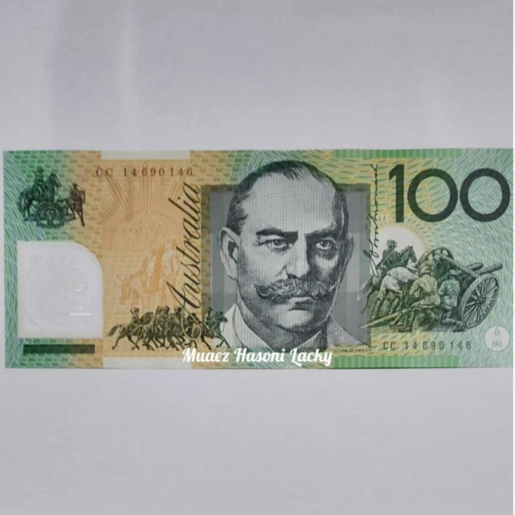 Australia Dolar Uang Asing Kuno 100 Dolar Kuno Polymer