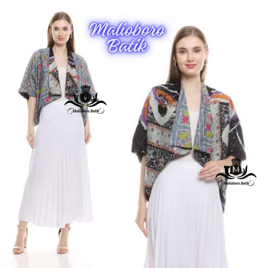 Outer Batik Rompi Batik Cardigan Batik Bolak Balik