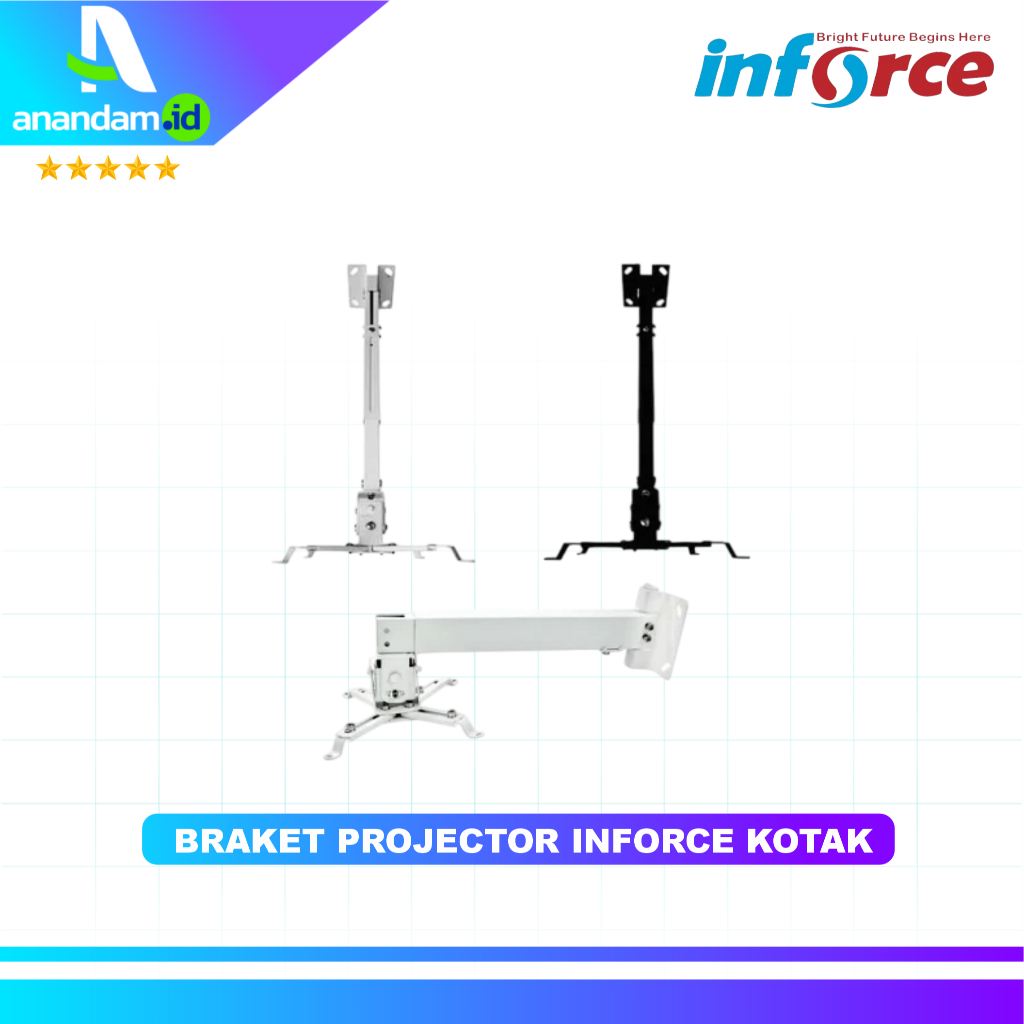 Inforce Bracket Projector Kotak Bracket LCD Proyektor Universal