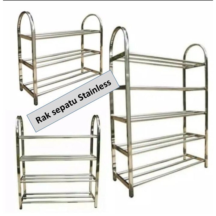 Rak sepatu stainless,rak sepatu,rak sepatu minimalis,rak sepatu besi