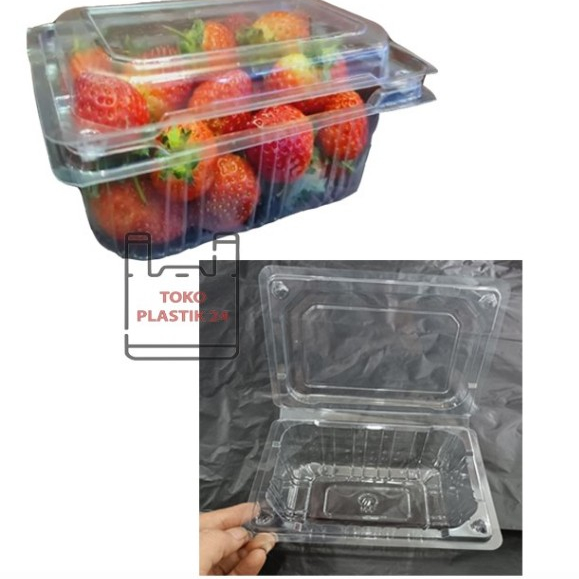 (PER 10pcs) Mika Buah / Mika Stroberi 250gram / Mika Anggur