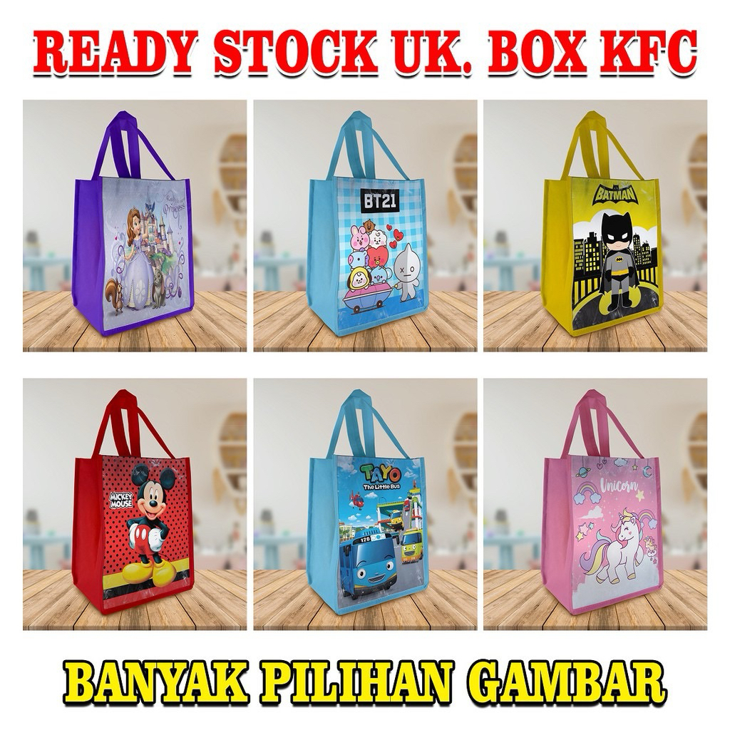 

BISA PENGIRIMAN INSTAN GOODIE BAG TAS ULTAH TAS ULANG TAHUN / TAS HAMPERS READY STOK 50gsm POTRAIT