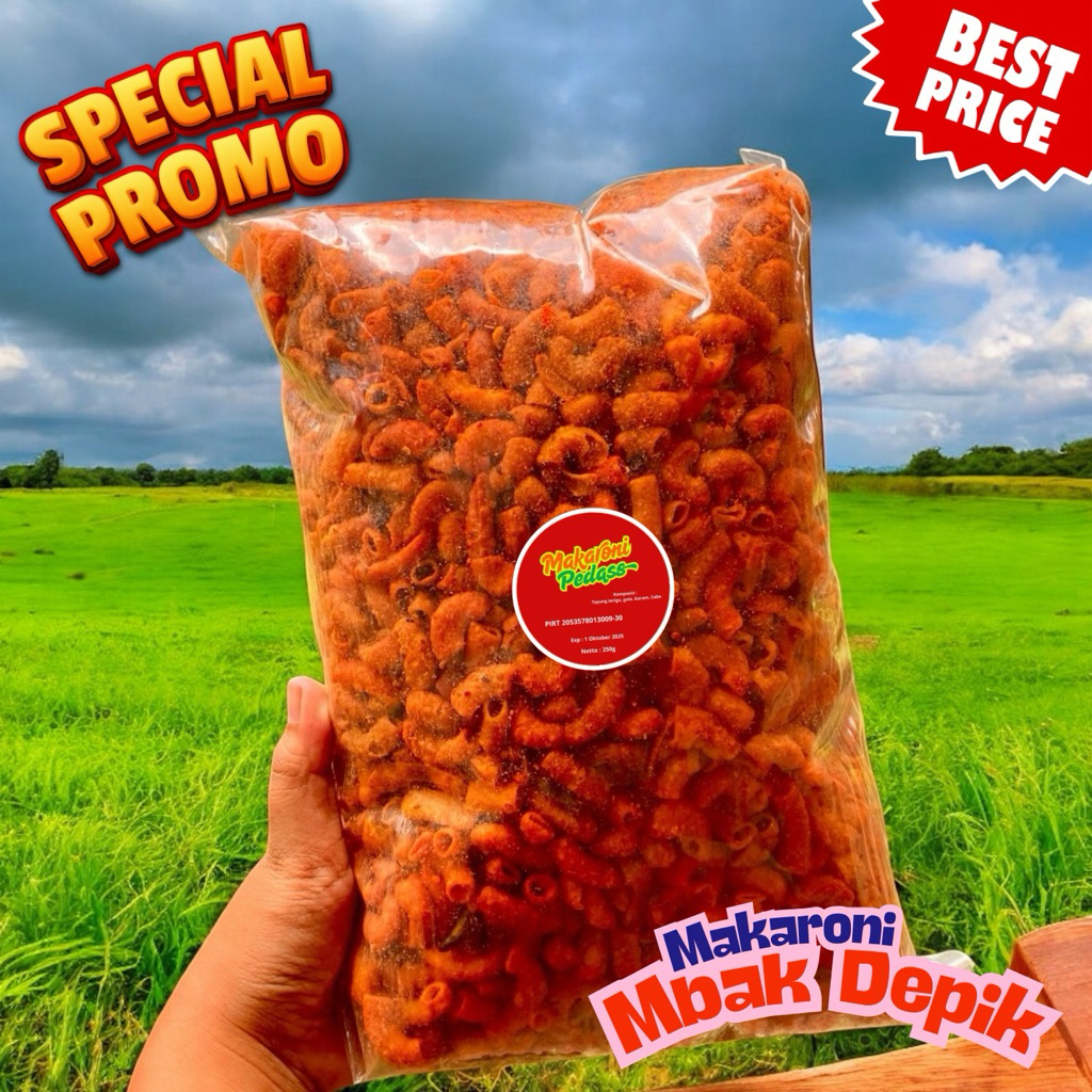 

Makaroni Pedas 250g | Makaroni Pedas 1/4kg | Makaroni Termurah