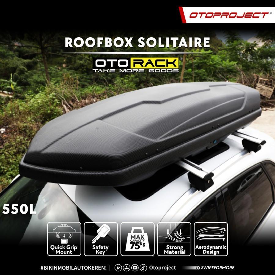 Roof Box Roofbox Bagasi atas OTORACK model Solitaire 550L