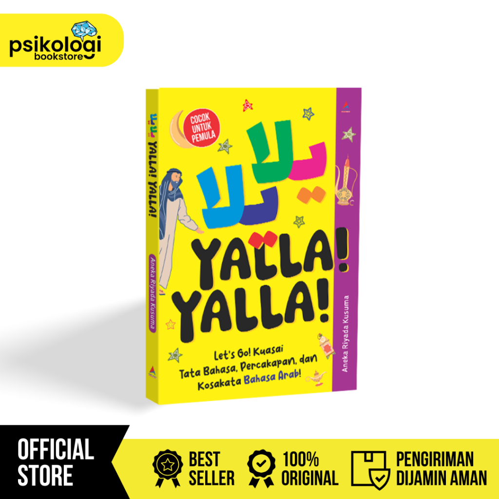 BUKU YALLA-YALLA: Kuasai Tata Bahasa, Percakapan, dan Kosakata Bahasa Arab