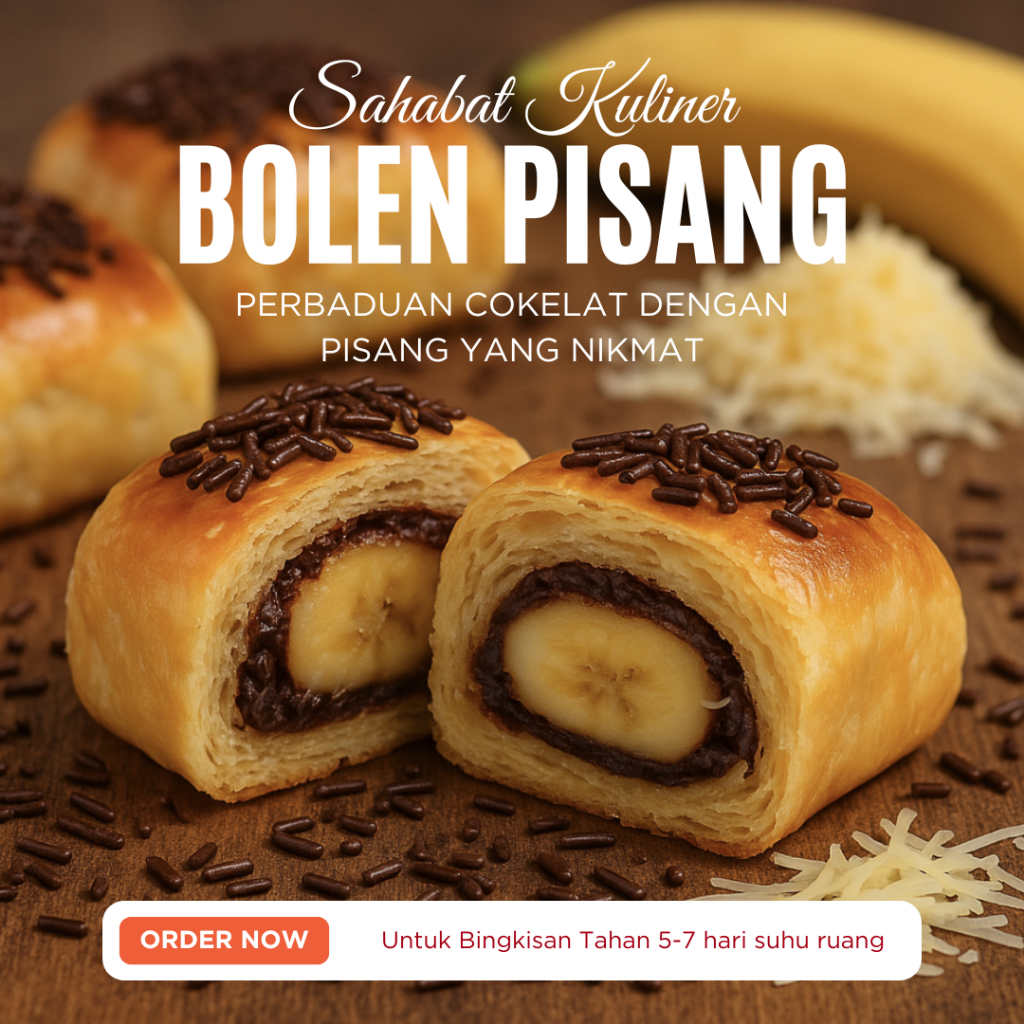 

Bolen Pisang Keju Coklat Lumer Oleh Oleh Khas Bandung Asli Enak Lembut