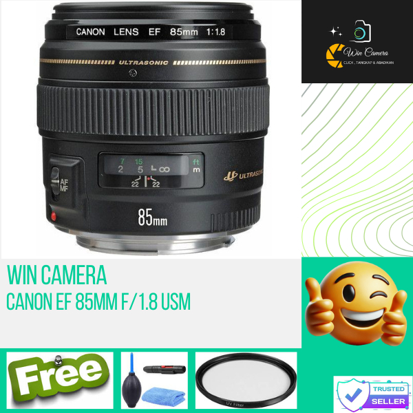 Lensa Canon EF 85mm f1.8 USM