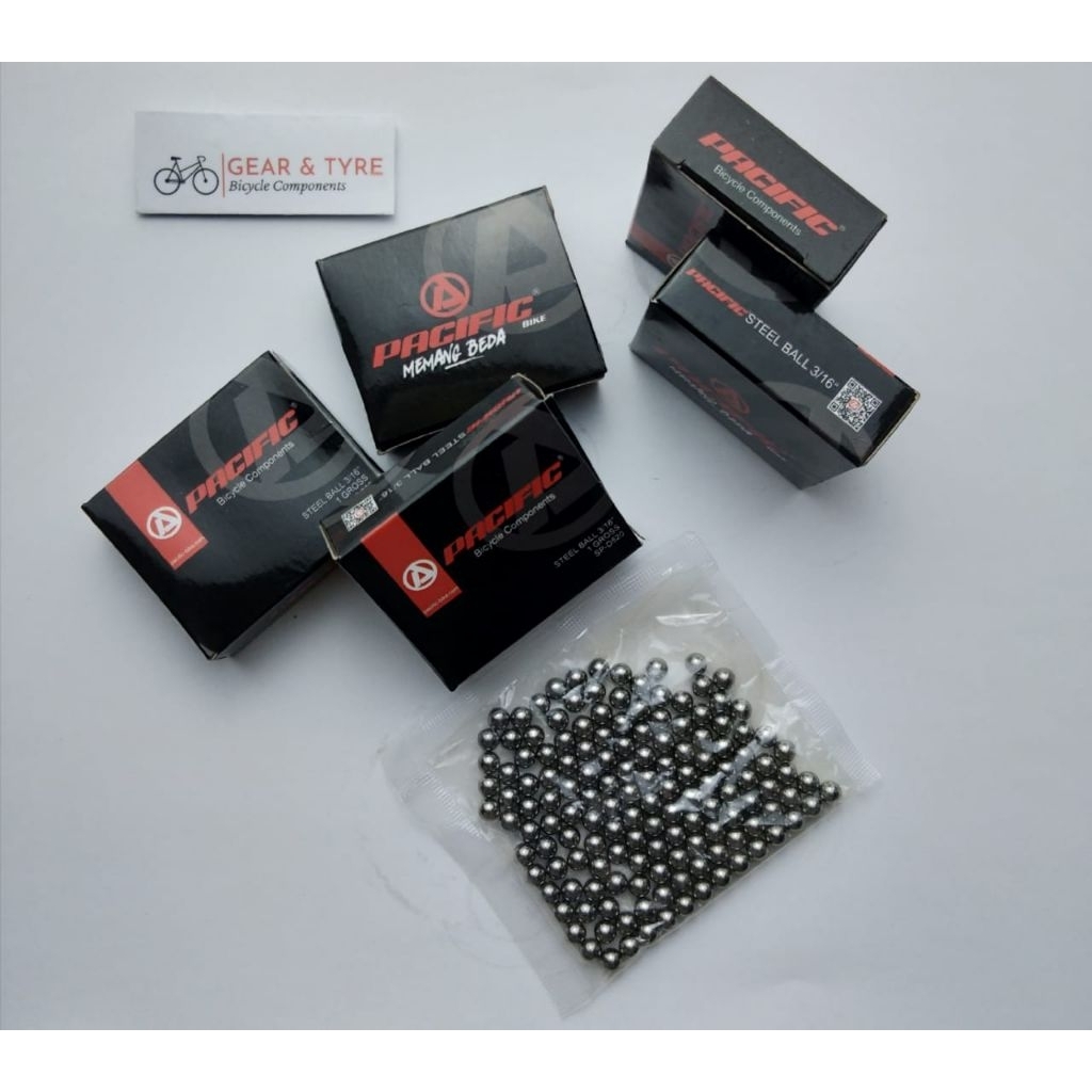 Gotri ( Pelor / Steel Ball ) 3/16" As Depan ( Muka ) Merk Pacific