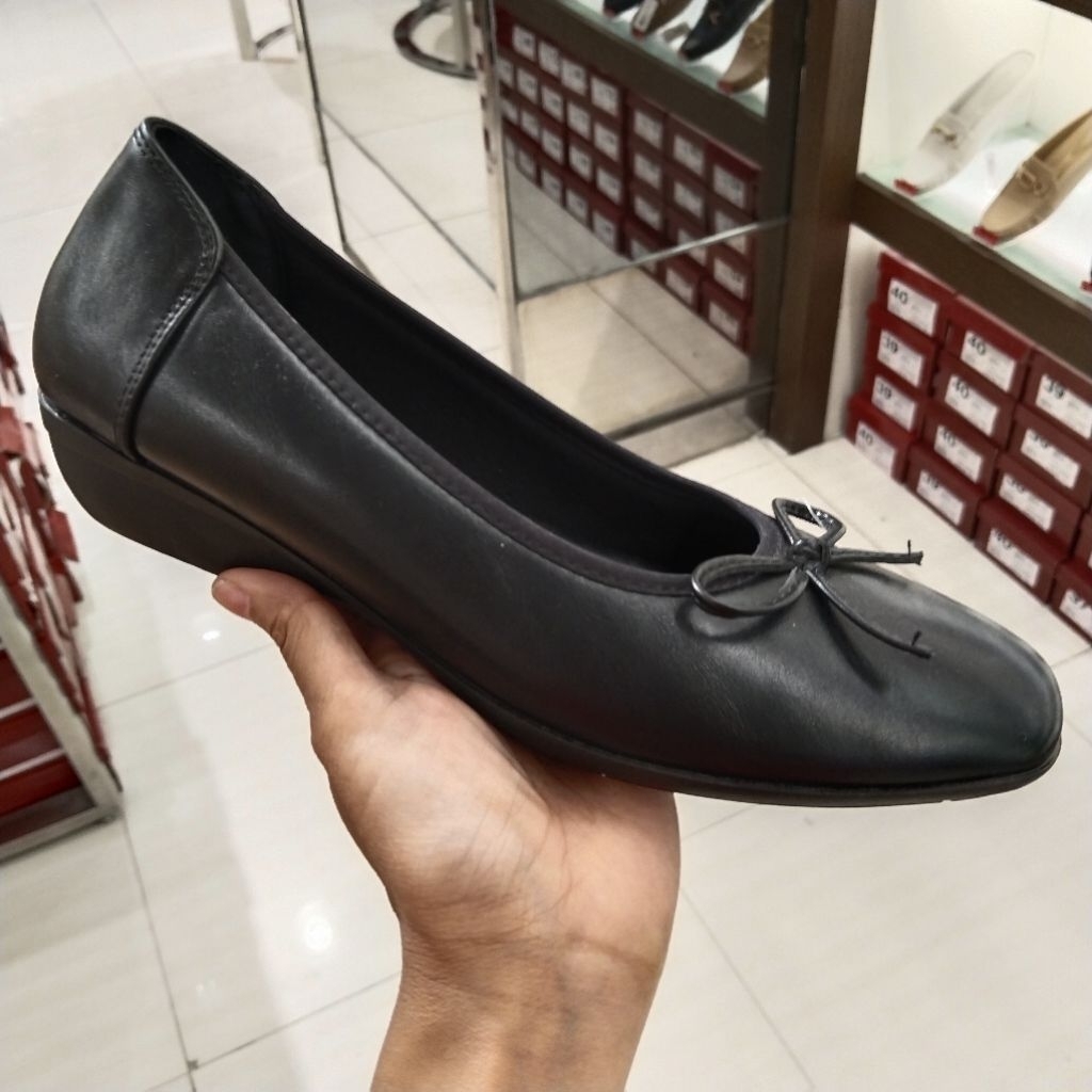 Fladeo Lsff528-BA sepatu pantofel hak wanita ( formal shoes)size 36-40