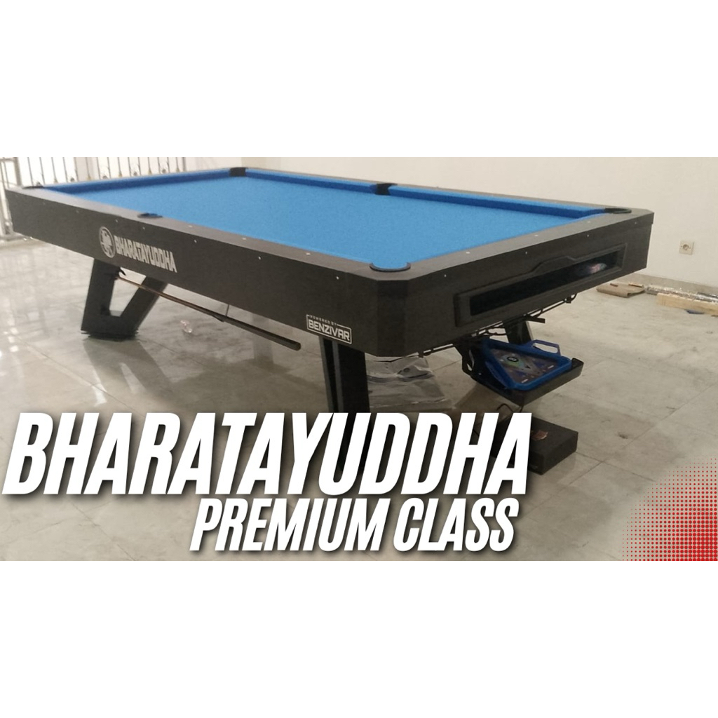 MEJA BILLIARD LOKAL 9FEET BHARATAYUDDHA PREMIUM BENZIVAR