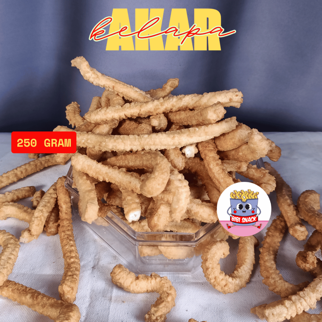 

Bibi Snack - Kue Akar Kelapa Manis 250gr