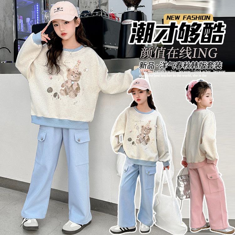 [JEWELS KIDS] DROSIE BEAR SPORTY SET/ SETELAN BAJU ANAK SPORTY / SETELAN REMAJA KOREA