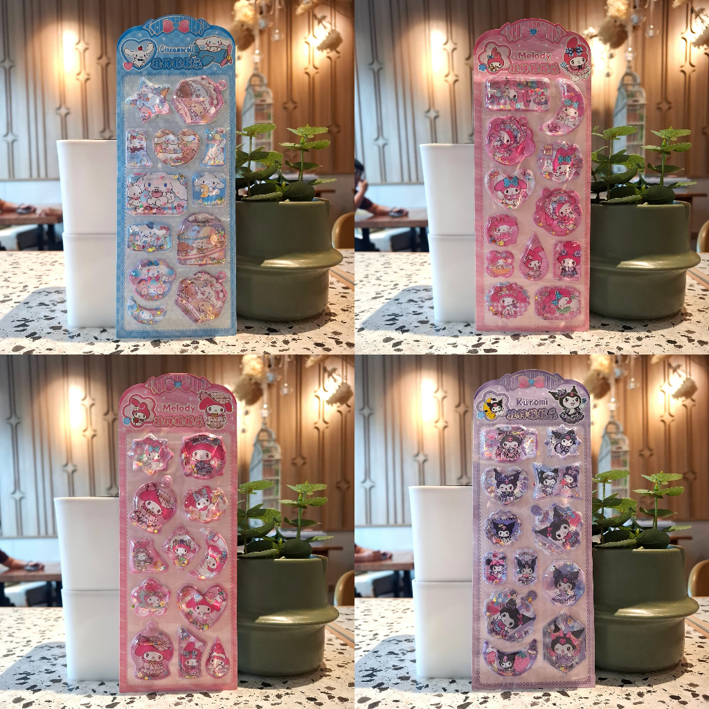 

[YKA-2] Bubble Sticker Stiker Air Timbul Anak 3D Karakter Kartun Sanrio
