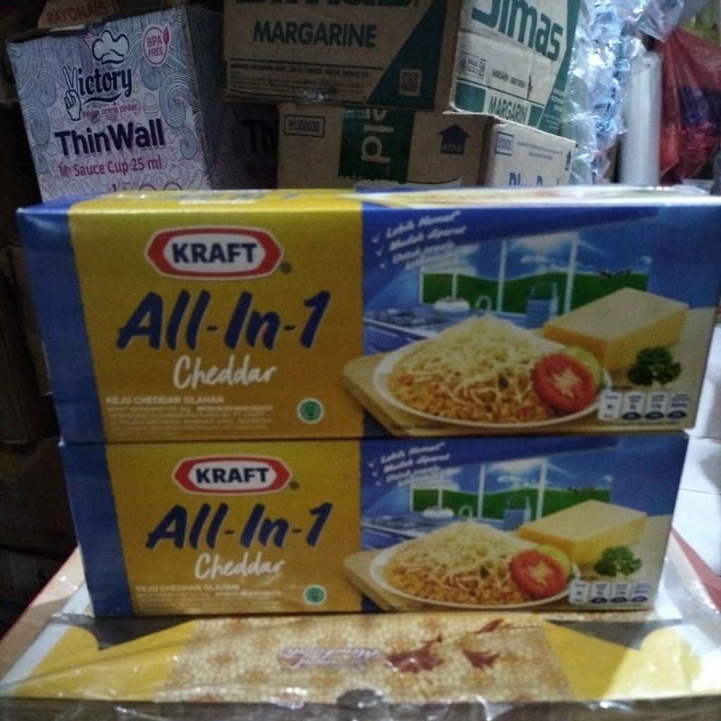 

keju KRAFT All-In-1 cheddar 2 kg