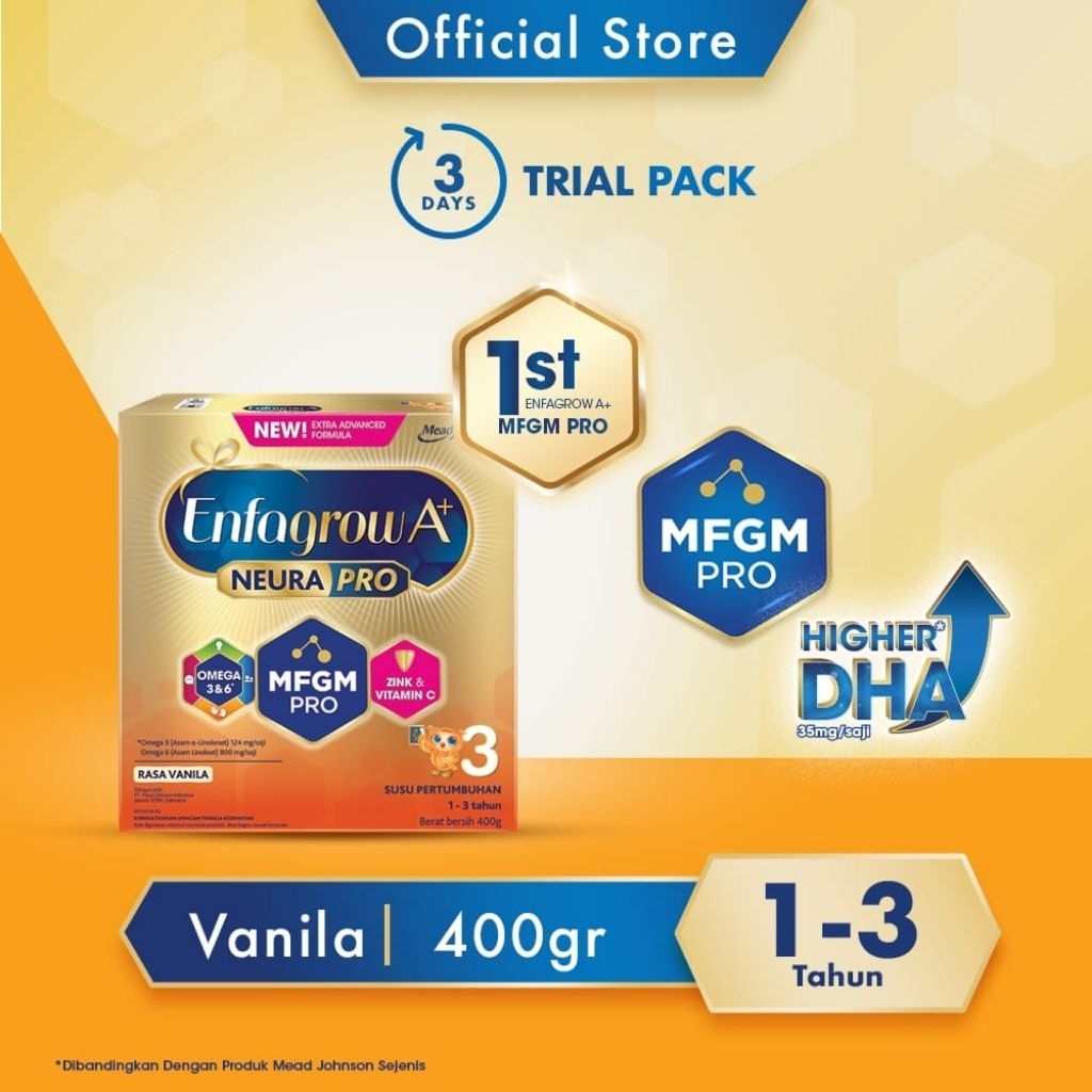 

ENFAGROW NEURAPRO VANILA 400 GRAM