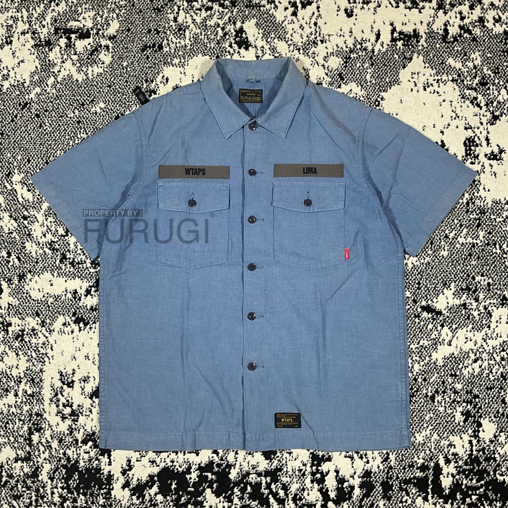 WTAPS BUDS SS 01 SHIRT. COTTON. CHAMBRAY 2017