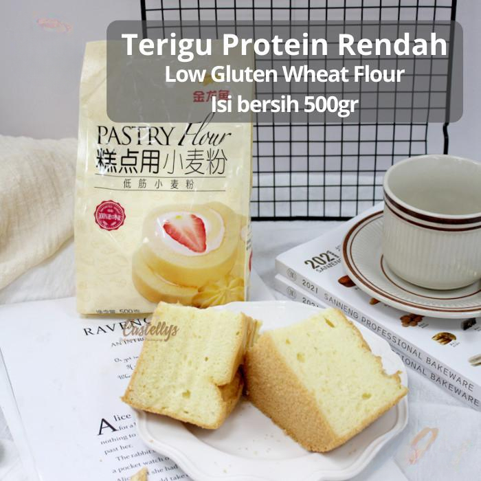 

Bahan Kue Tepung Terigu Protein Rendah Import 500gr Untuk Kue Cake Bolu Lapis Super Enak Protein Rendah
