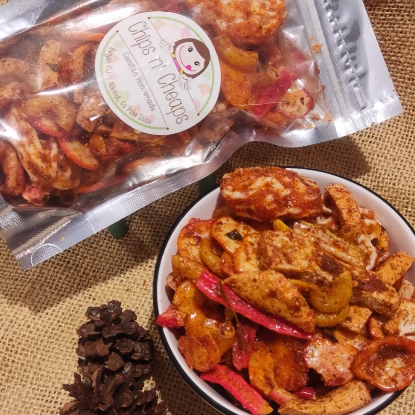 

Chipsncheaps keripik seblak pedas daun jeruk / nagih nikmat renyah / 100gr