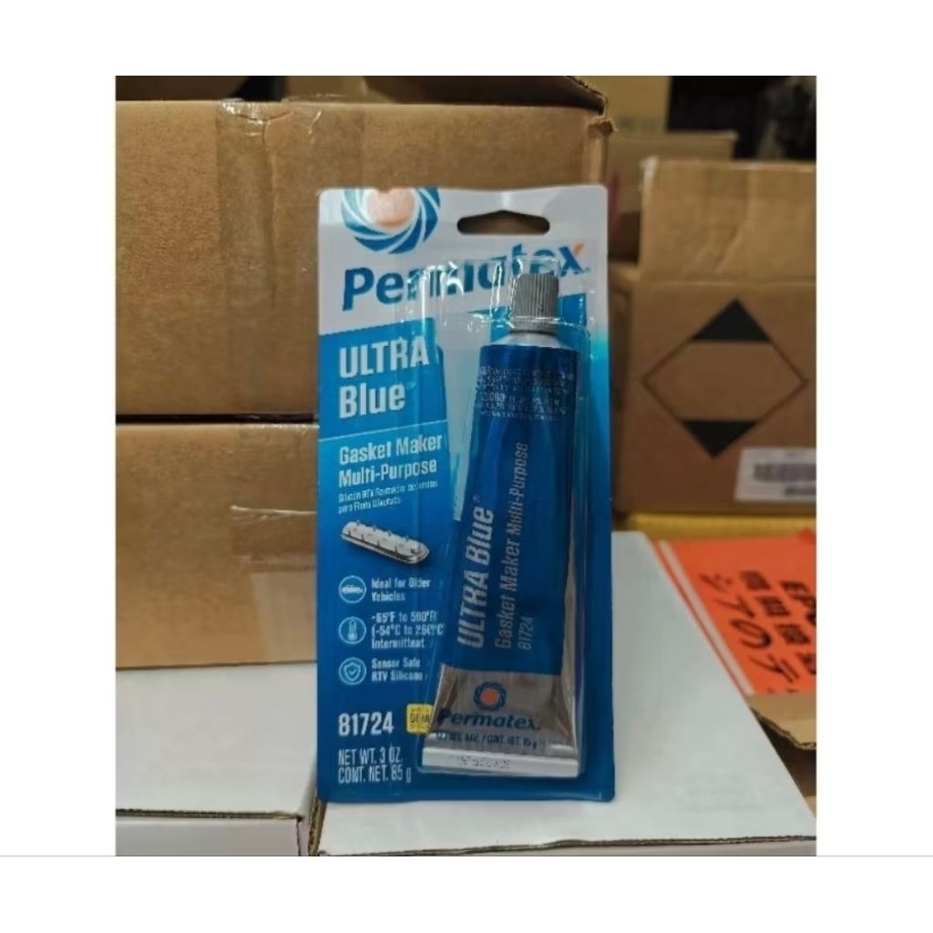 

Permatex Ultra Blue Multipurpose RTV Silicone Gasket Maker 85gr lem packing paking lem biru (PAKT)