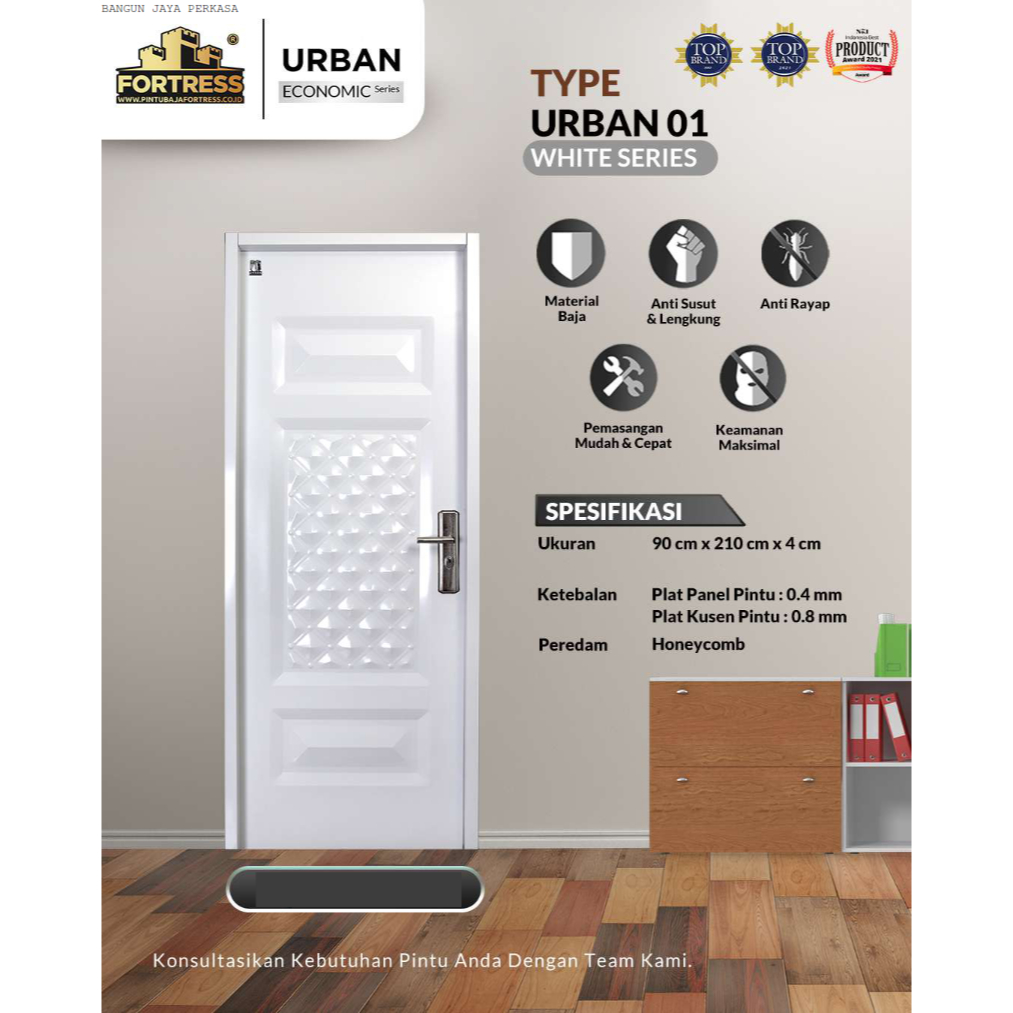 Fortress Pintu Baja Urban 90