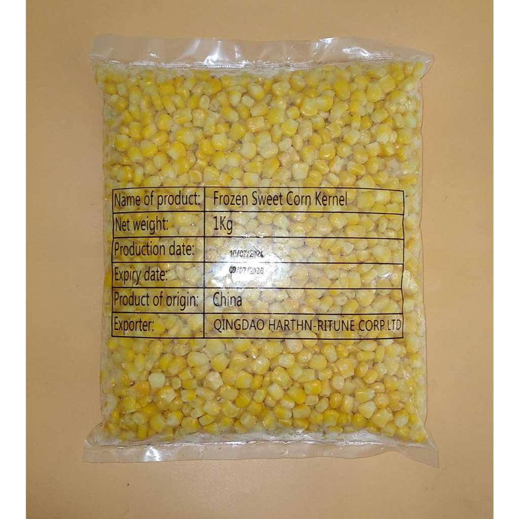 

FROZEN SWEET CORN KERNEL 1 KG (JAGUNG FROZEN)