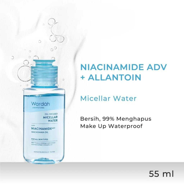 WARDAH LIGHTENING OIL-INFUSED MICELLAR WATER / MICELLAR WATER WARDAH OIL