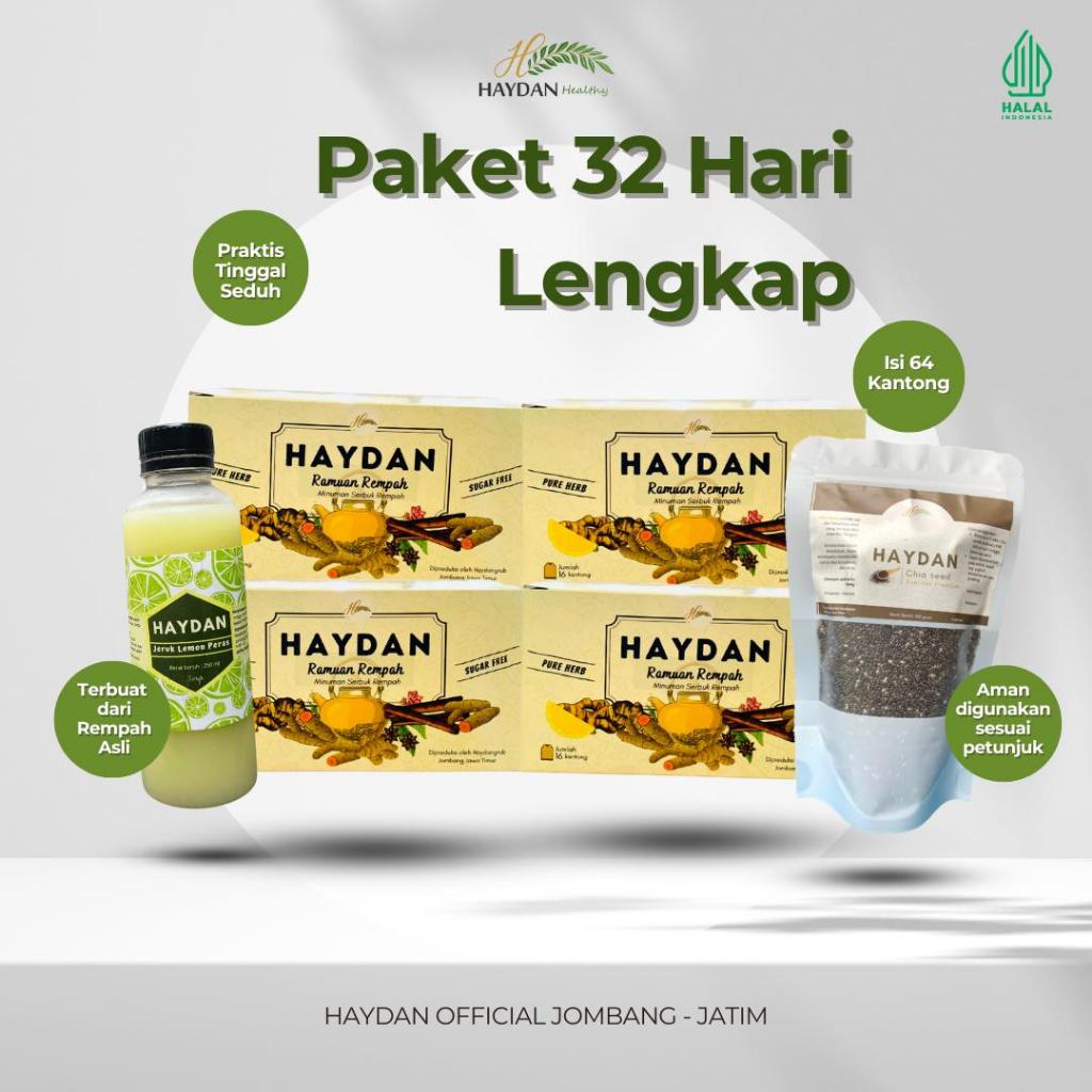

Paket Triple Haydan 32 Hari Minuman ala JSR