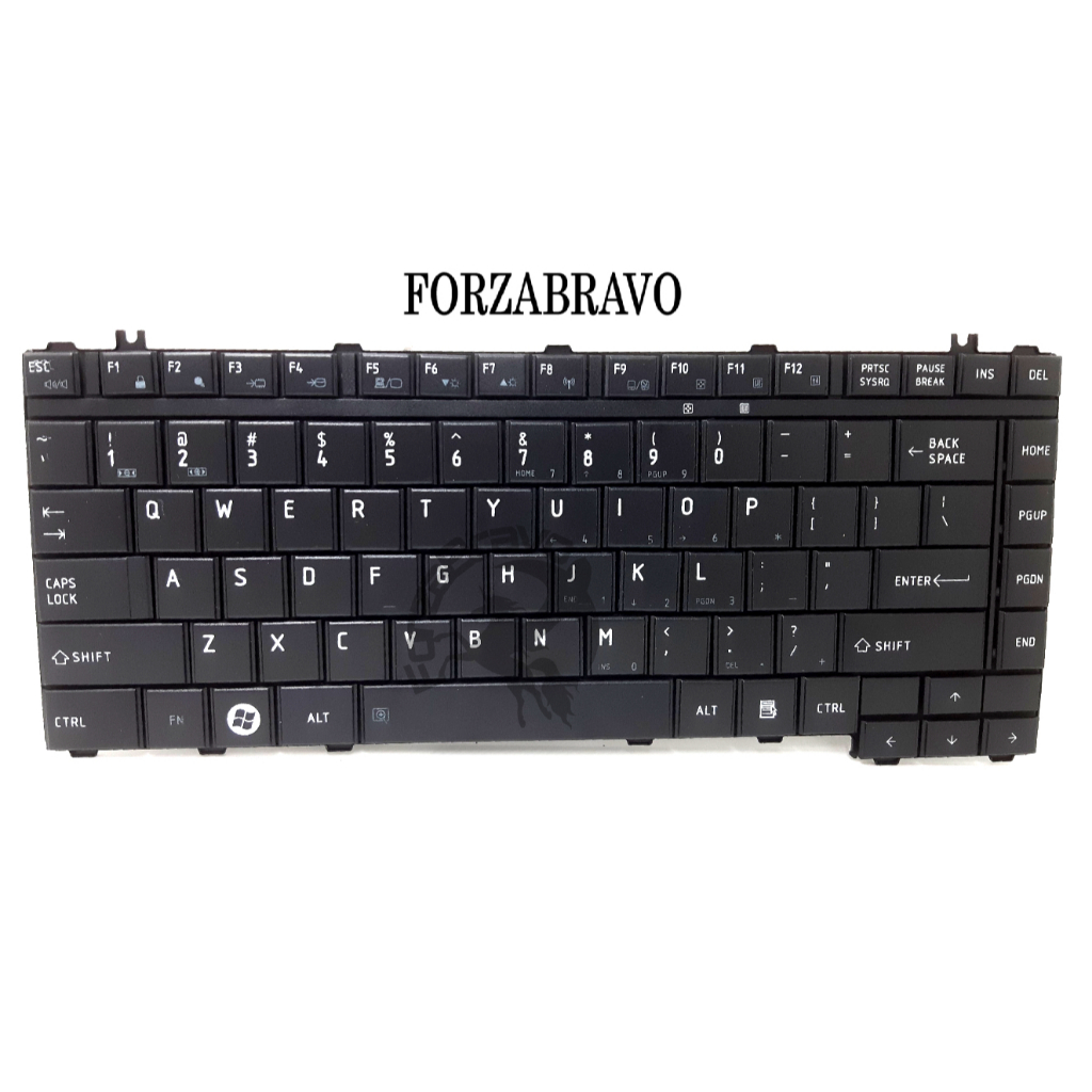 Keyboard Laptop Toshiba B550 B550/B B551 B551/C B551D B551/E B552 B552/f L510 Black
