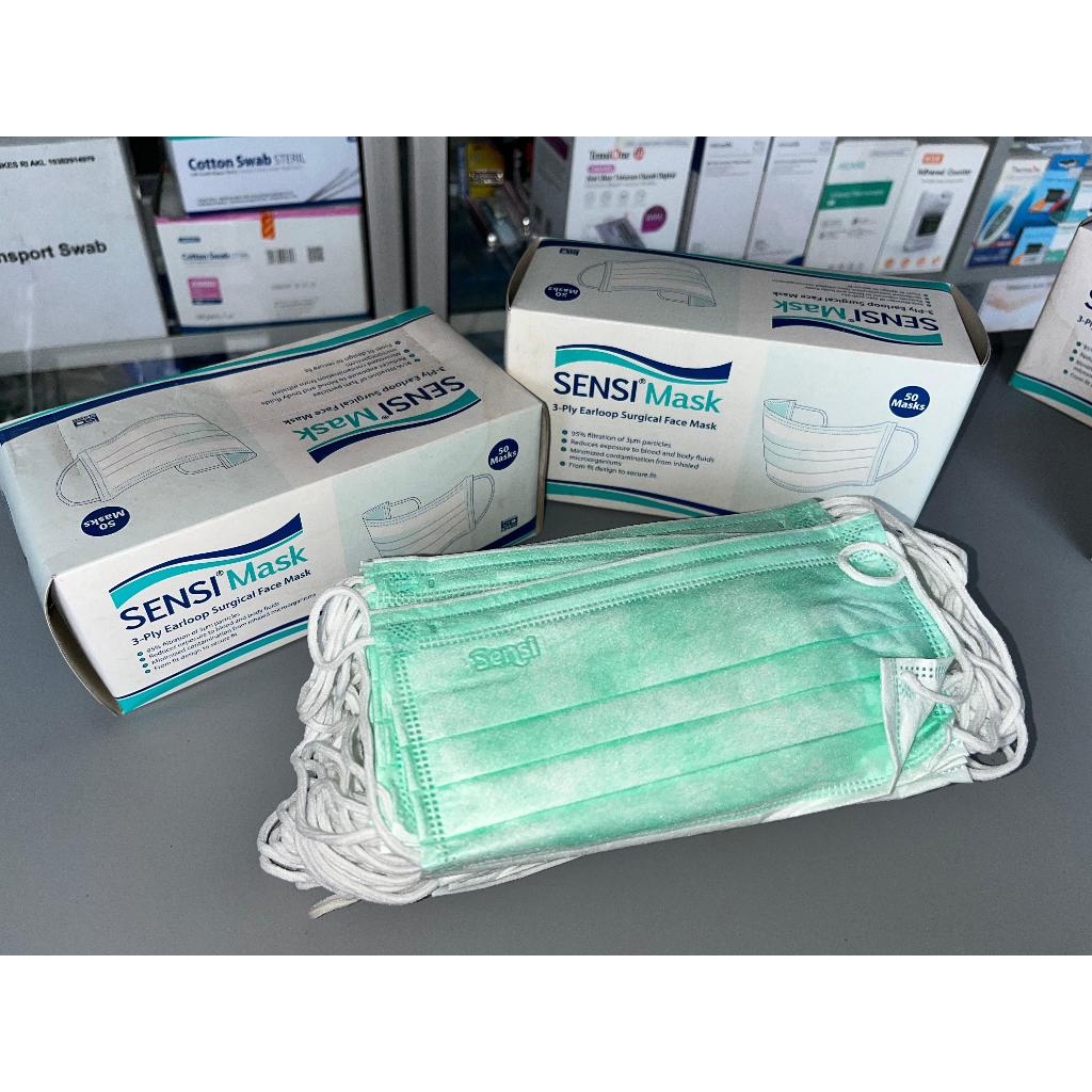 Masker Medis Sensi/ Sensi Surgical Face Mask isi 50 pcs