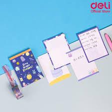 

DELI - NOTE PAD / CATATAN SINGKAT 21720 75X102 MM ISI 100 LEMBAR