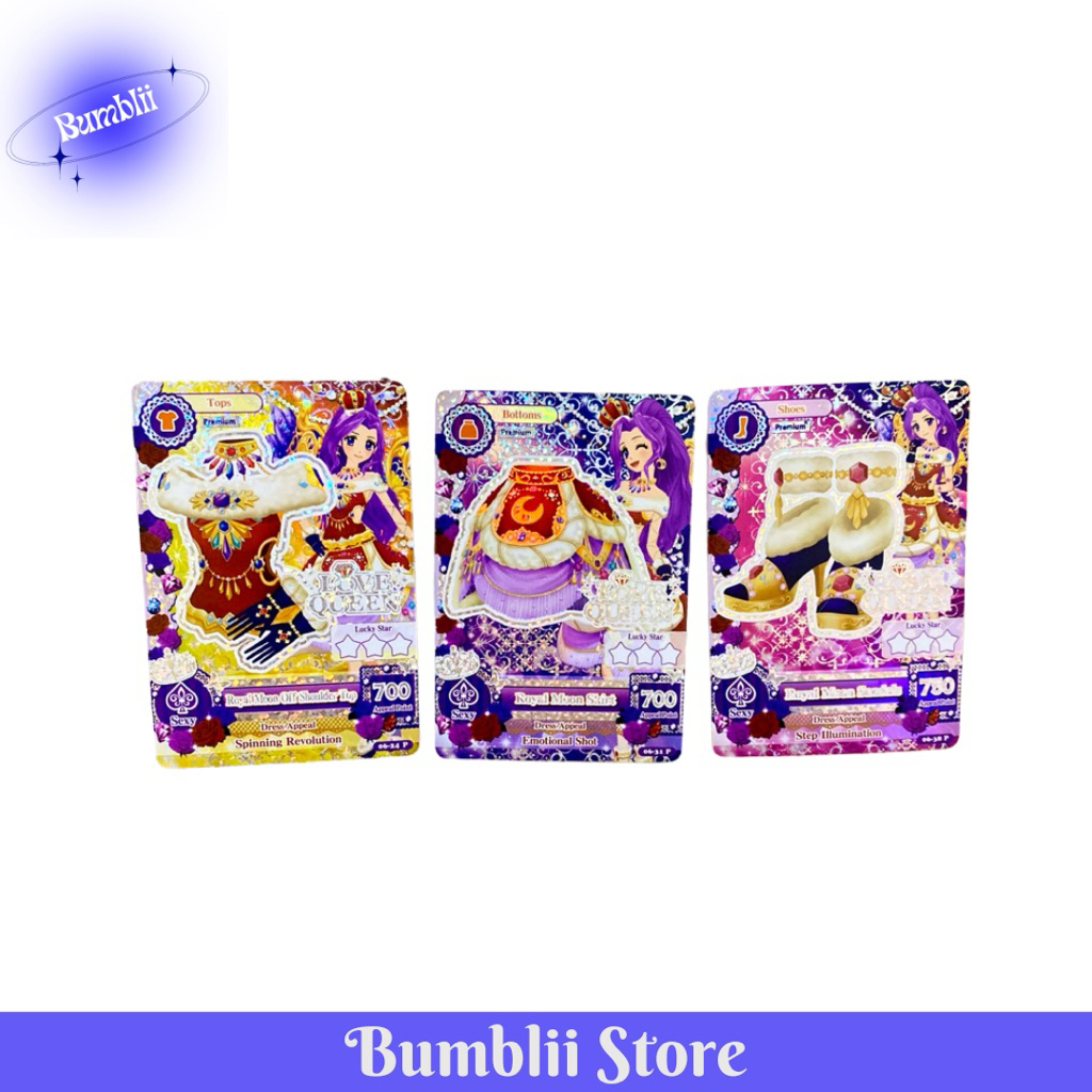 KARTU AIKATSU MIZUKI PREMIUM ROYAL MOON SET V6