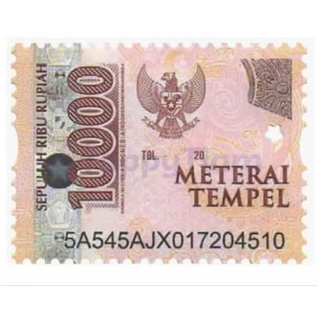 

Matrai/perangko 10.000 Ori kantor pos