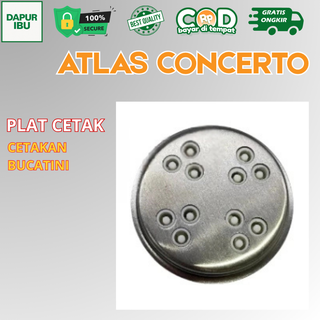 PLAT CETAKAN MAKARONI BUCATANI ATLAS CONCERTO