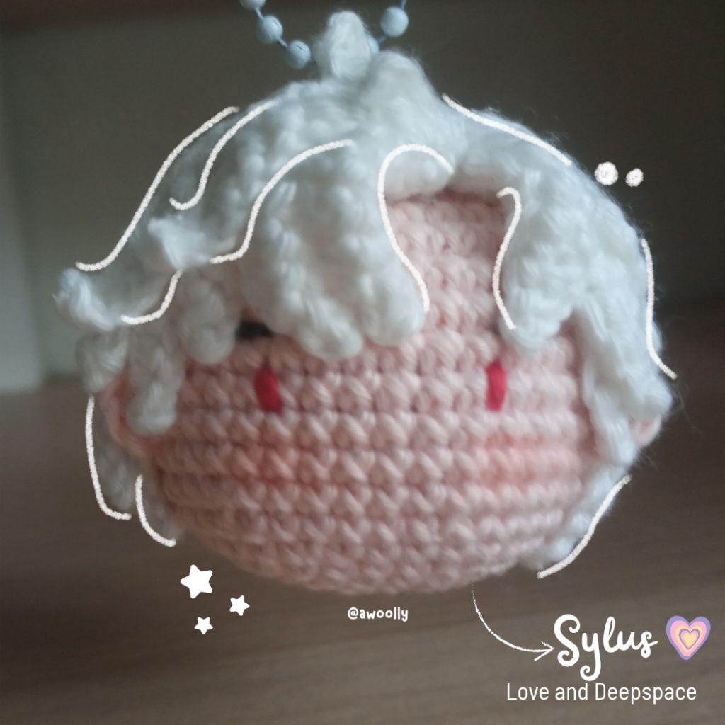 Sylus keychain rajut Love and deepspace gantungan kunci