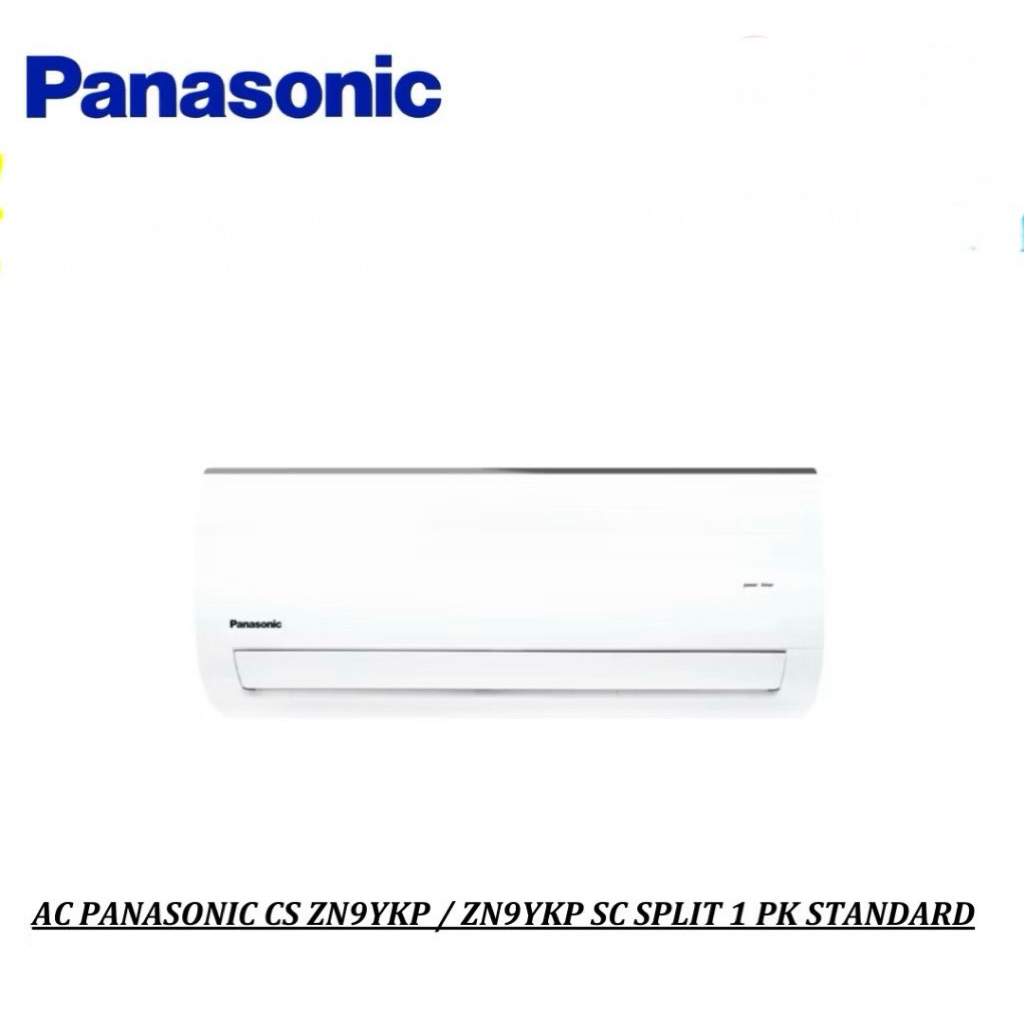 AC PANASONIC 1PK STANDART CS-ZN9YKP 1 PK FREON R32 INDOOR AC + OUTDOOR AC