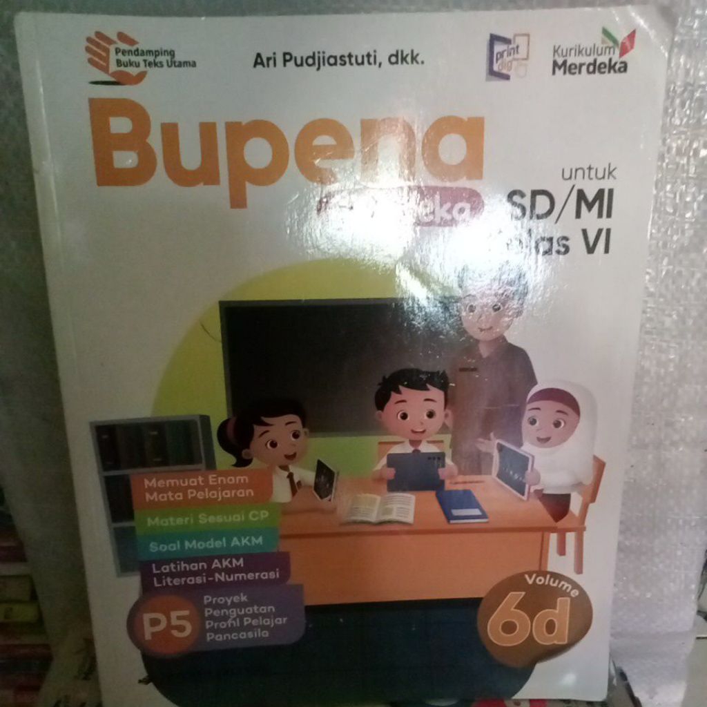 buku bupena merdeka volume 6d kelas 6 kurikulum merdeka