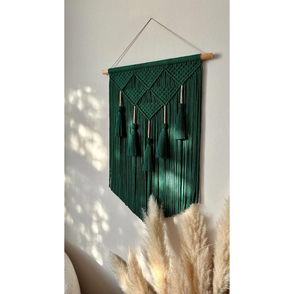 macrame hiasan dinding/macrame wall hanging/hiasan dinding gantung