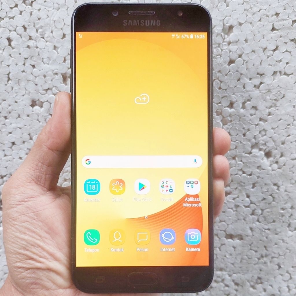 Handphone Hp Samsung Galaxy J7 Plus Second Seken 4/32 Mulus Original