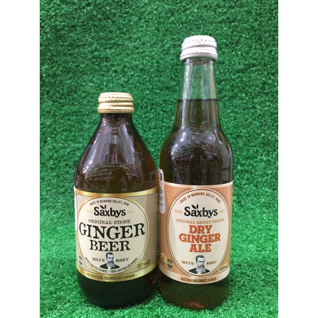 

Saxbys Ginger Beer & Dry Ginger Ale 330ml Import Australia