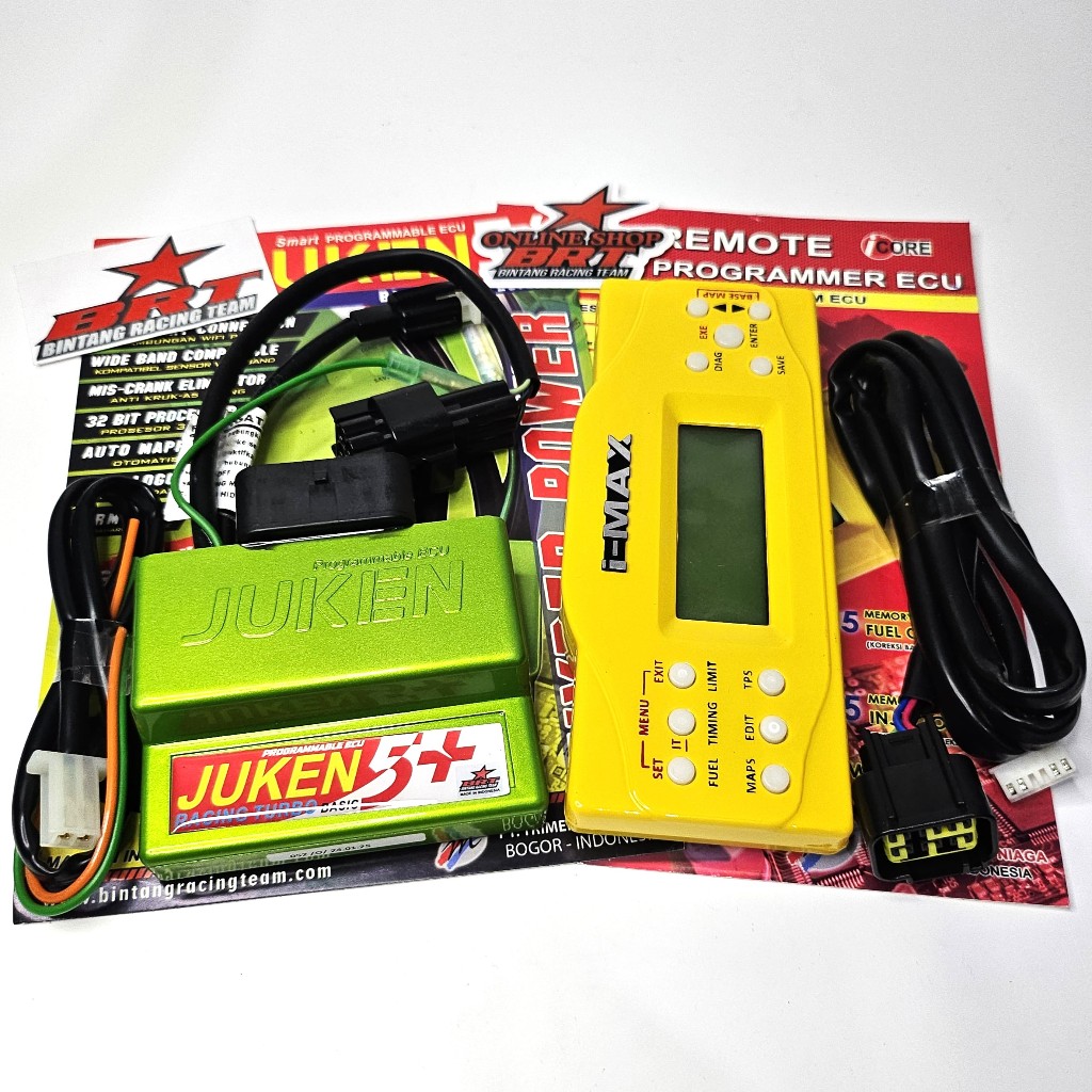 ECU BRT Ecu Juken 5 5++ Plus Plus & REMOTE BRT VIXION OLD Dualband Racing Turbo Vixion Lama