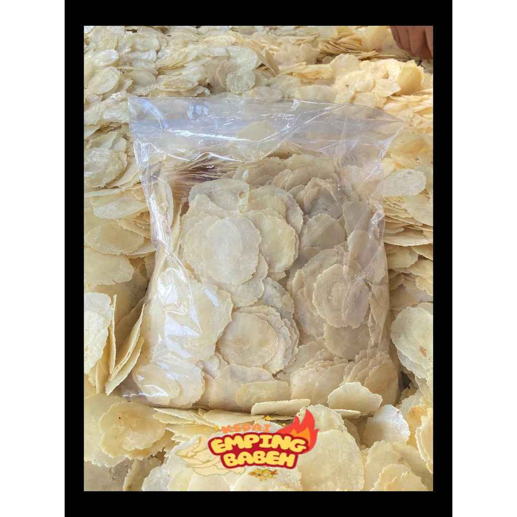 

1/2 KG Emping Melinjo Super - Siap Goreng (Asli Ambal Kebumen)