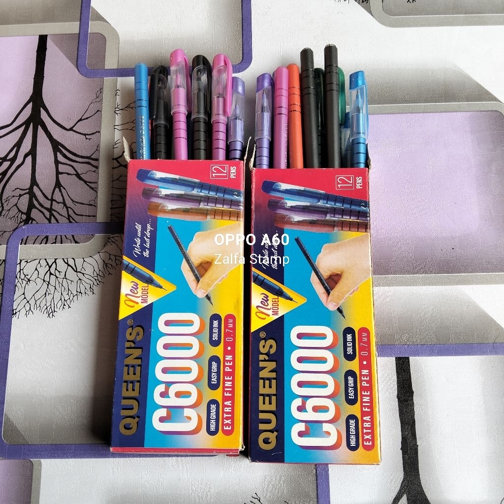 

(12) Pulpen Faster Queen's c6000 Tinta Hitam